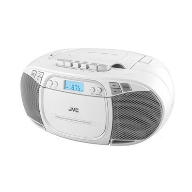 Tragbarer CD-Player JVC mit Bluetooth, Weiß