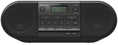 Tragbares Radio CD Panasonic RX-D500EG-K mit 20 W Leistung