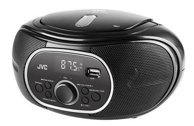 Tragbarer CD-Player JVC mit FM-Radio und USB-Anschluss