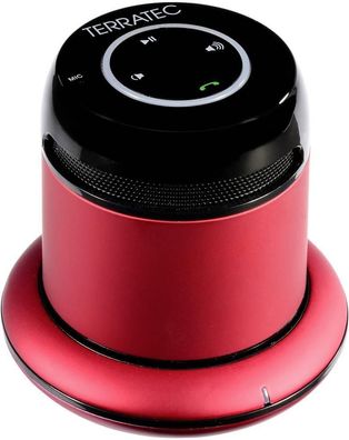 Tragbarer Lautsprecher Terratec Concert BT mobile, rot, Bluetooth