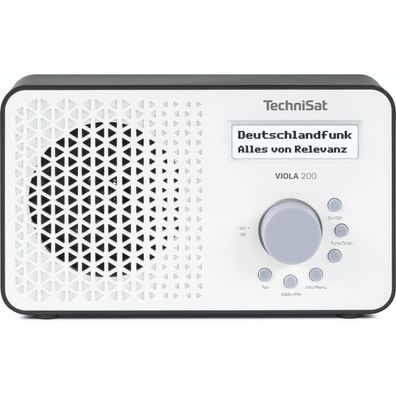 Radio Digital Tragbar Technisat VIOLA 200 Weiß und Schwarz