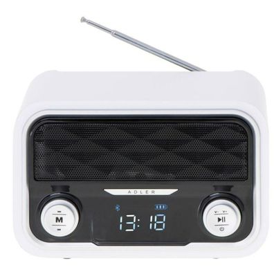 Tragbares Radio Adler AD 1185 Weiß Bluetooth
