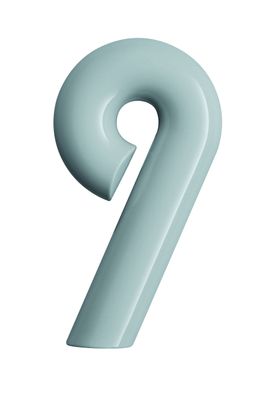 Hewi Hausnummer "9" weiss