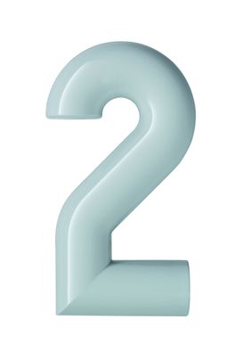 Hewi Hausnummer "2" weiss