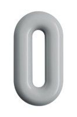 Hewi Hausnummer "0" braun