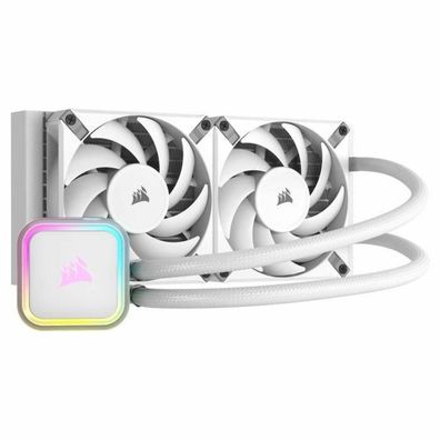 Fléssigkeitskéhler Corsair iCUE H100i RGB ELITE Weiß