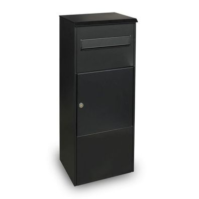 MEFA OAK (480), Paketbriefkasten - schwarz, Entnahme vorn