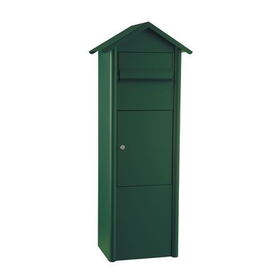 MEFA Pine (485), Paketbriefkasten mit Satteldach - tannengrün