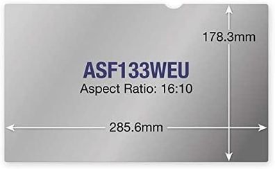 Privacy Screen Targus fér 13,3 Zoll Laptop, Schwarz