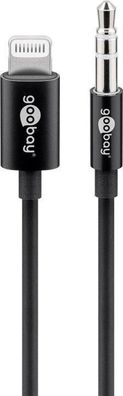 Audiokabel Goobay Apple Lightning auf 3,5 mm Klinke, 1 m
