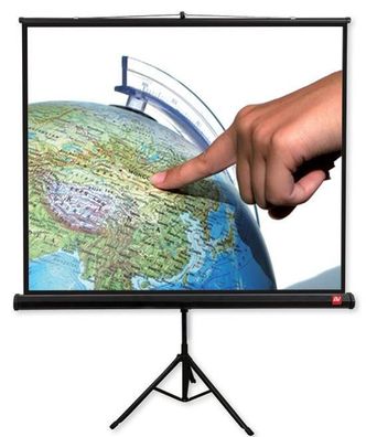Leinwand Avtek TRIPOD Pro 200 manuell, 200x200 cm, schwarz