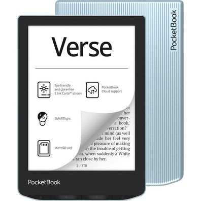 E-Book-Reader Poc PocketBook Verse 6 Zoll E Ink Carta