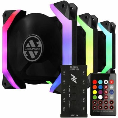 Ventilatoren Abkoncore Spider Spectrum Sync 120mm A-RGB