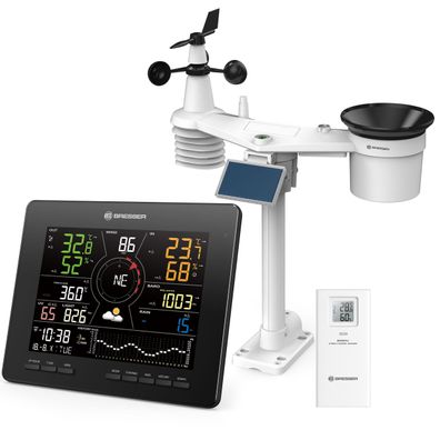 Wetterstation Bresser WLAN 4CAST MD mit 7-in-1 Außensensor