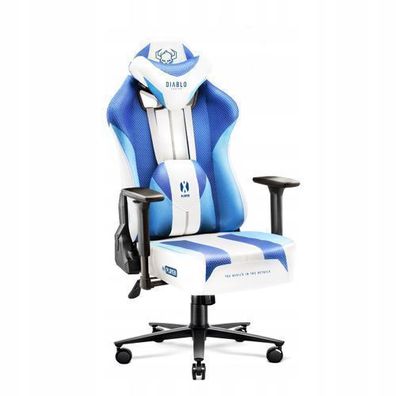 Diablo X-Player Gaming Stuhl Bürostuhl Schreibtischstuhl Frost White, Normal