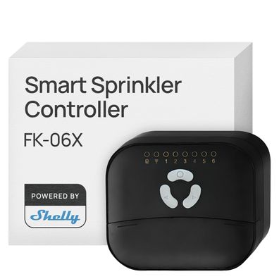 Bewässerungscontroller Shelly fér bis zu 6 Zonen