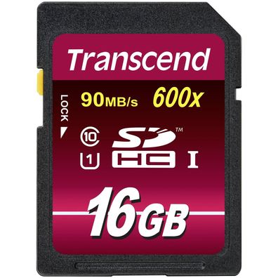 Speicherkarte Transcend SDHC 16 GB UHS-I 600x