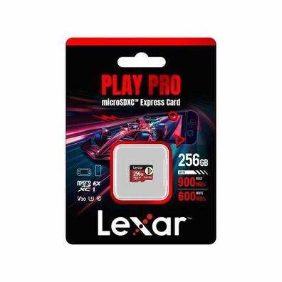 Speicherkarte Lexar PLAY Pro 256 Go Rot