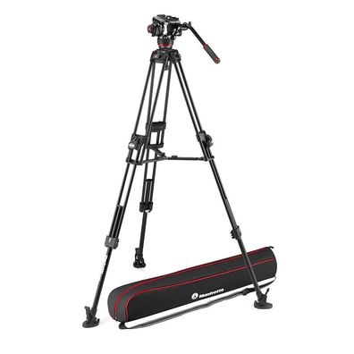 Videostativ Manfrotto 504X + 645 Fast Twin Aluminium