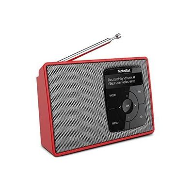 Radio tragbar Technisat Digitradio 2 rot und silber