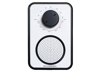 Tragbares Radio Schneider SC030W Weiß Schwarz
