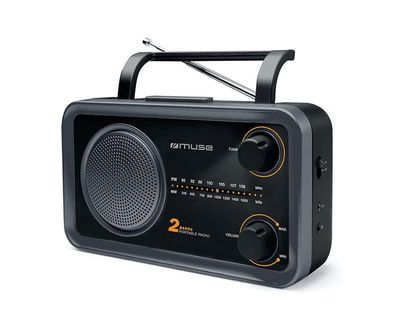 Tragbares Radio Muse M-06DS mit analogem Tuner