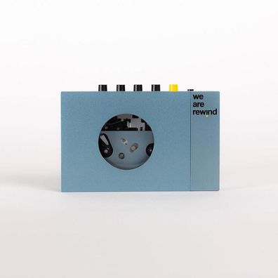 Tragbarer Kassettenplayer We Are Rewind Blau