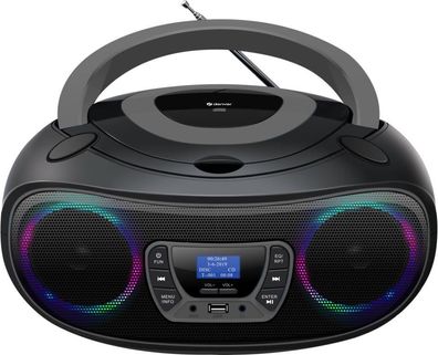 Boombox Denver Elektronik Bluetooth 36 W RMS, Retro Design