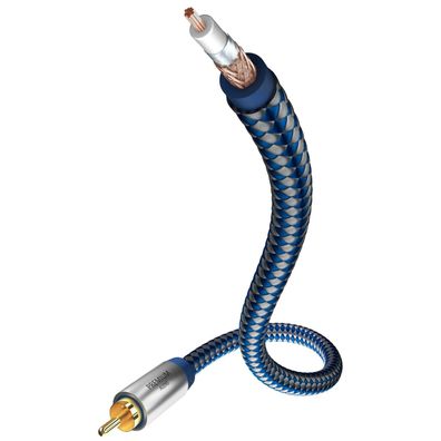 Subwoofer-Kabel aku 5 Meter, blau