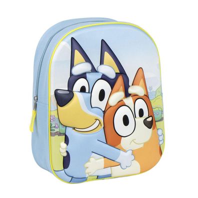 Bluey Kinder-Rucksack 3D 30 cm – leichter Rucksack für Kindergarten