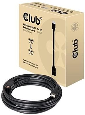 HDMI-Kabel club3d Hochgeschwindigkeits 5 Meter