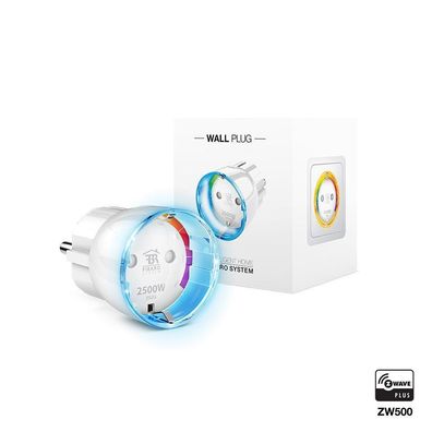 Intelligente Steckdose Fibaro Z-Wave Weiß