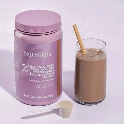 Vegan Protein Shake Mahlzeitenersatz Schoko 520g - Farmasi Nutriplus - Whey Protein D