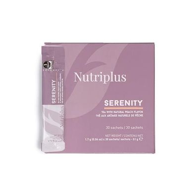 Nutriplus Serenity Kräuterteepulver mit Pfirsichgeschmack 30 Sachets