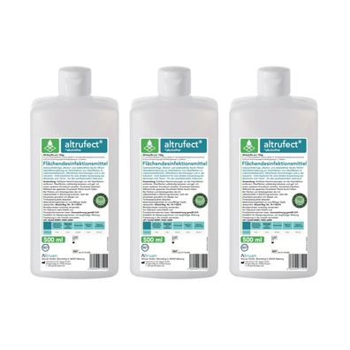 Altrufect® Flächendesinfektionsmittel - 3x 500 ml