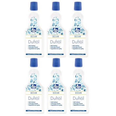 Dr. Becher Duftöl Ocean 6x 500 ml Raumduft Parfümöl Lufterfrischer