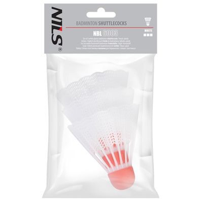Robuste Badmintonbälle aus Nylon mit Gummikopf – 3er Set