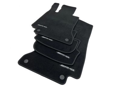 Original AMG Fußmatten Velours schwarz Mercedes-Benz C-Klasse Coupe Cabrio 205