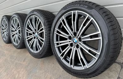 4x Orig BMW 3er G20 G21 4er G22 G23 18 Zoll Winterräder Doppelspeiche M790 RSC 6-7mm