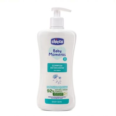Chicco Baby Moments Haarshampoo 0m+, 500ml - Professionelle Pflege für zarte Bab