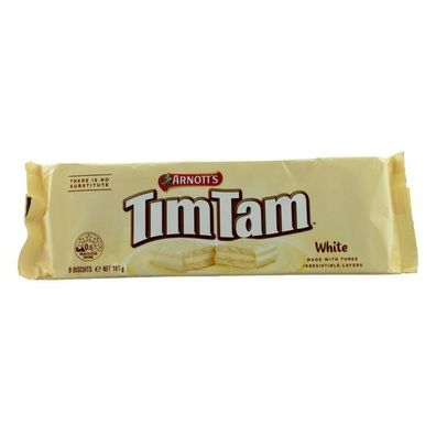 Tim Tam White Biscuits Weiße Schokolade 165 g