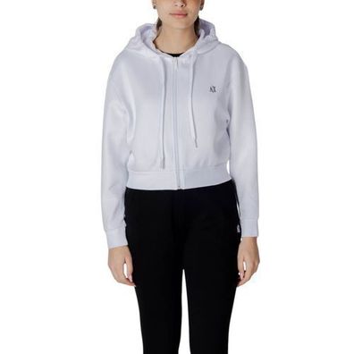 Armani Exchange White Cotton Hoody