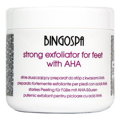 BingoSpa Intensive AHA-Fußpeeling mit 600g für glatte und erfrischte Haut