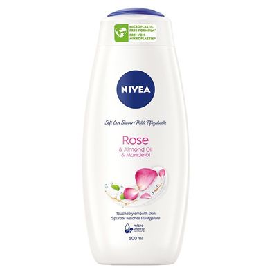 Nivea Damen Rosen Duschgel mit Rosenextrakt, 500 ml