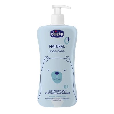 Chicco Natural Sensation Baby Körper- und Haarlotion 0m+, 500 ml