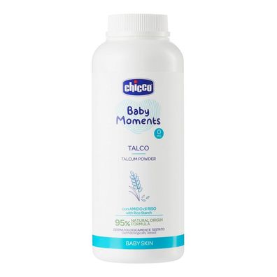 Chicco Baby Moments Puder für Neugeborene, ab Geburt, 150 g