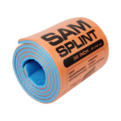 SAM SPLINT Schiene 92 x 11 cm gerollt Fingerschiene Immobilisationsschiene