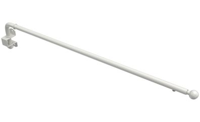 Interdeco Schwenkstangen Weiß 13 mm Ø ausziehbar 60-100 cm Cassina