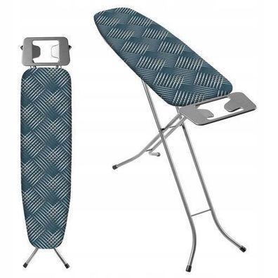 KADAX Bügelbrett mit hitzebeständiger Bügeleisenablage (Grün)