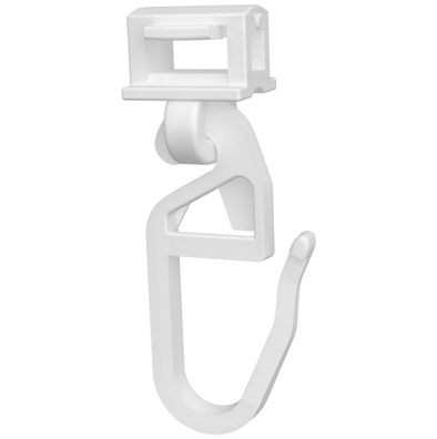 Interdeco Klick-Gleiter mit Faltenlegehaken für 5,2 bis 5,6 mm Innenlauf, 200 Stück